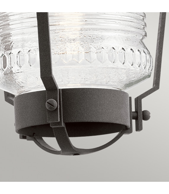 Lanterne suspendue Chance Harbor Zinc altéré 22,1 Cm