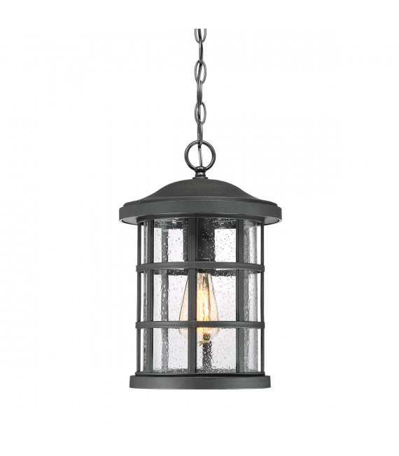 Lanterne suspendue de jardin Crusade Terre noir 32,5 Cm