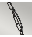 Lanterne suspendue de jardin Klampenborg Noir 26 Cm