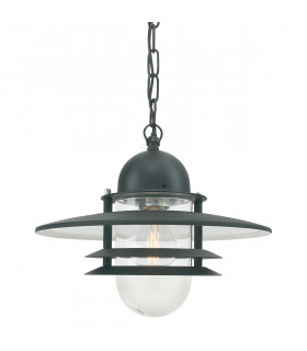 Lanterne suspendue de jardin Oslo Noir 25 Cm