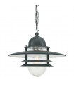 Lanterne suspendue de jardin Oslo Noir 25 Cm