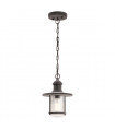 Lanterne suspendue de jardin Riverwood Zinc altéré 30