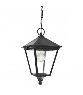 Lanterne suspendue de jardin Turin Noir 33 Cm