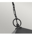Lanterne suspendue de jardin Turin Noir 33 Cm