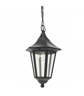 Lanterne suspendue de jardin Valencia Noir 33 Cm