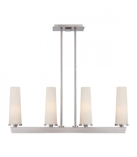 Chandelier Linear Chelsea Loft Nickel brossé 52