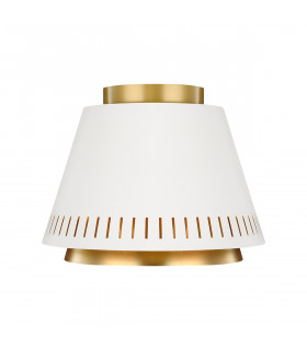 Plafonnier Carter Blanc mat 21