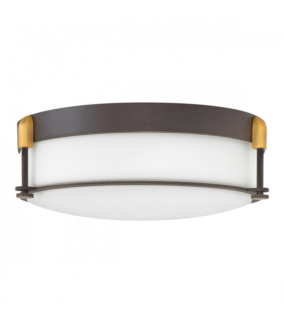 Plafonnier Colbin Bronze frotté d'huile 14
