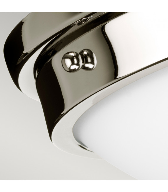 Plafonnier Gravity Nickel poli 10,8 Cm