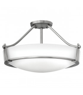 Plafonnier Hathaway Nickel antique 12