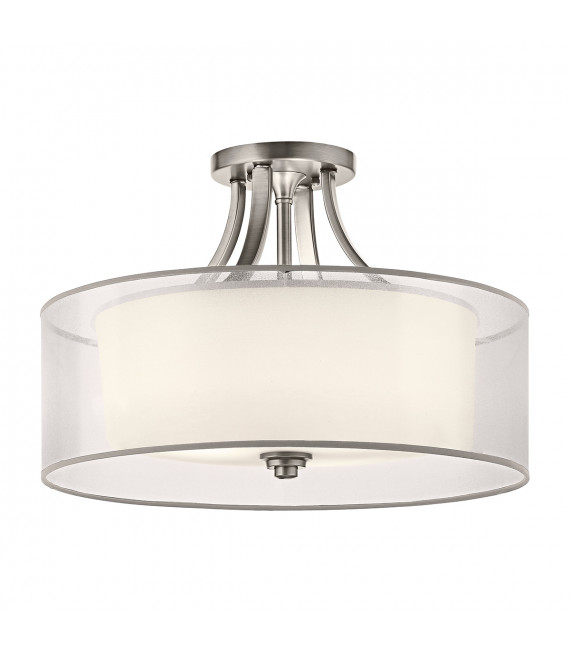 Plafonnier Lacey Étain antique 33