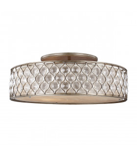 Plafonnier Lucia Argent bruni 27
