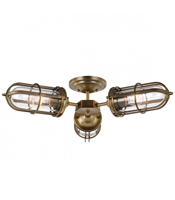 Plafonnier Urban Restoration Laiton antique sombre
