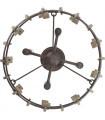 Plafonnier Wood Hollow Noire rustique 30,4 Cm