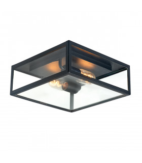 Plafonnier de jardin Lofoten Noir 14 Cm