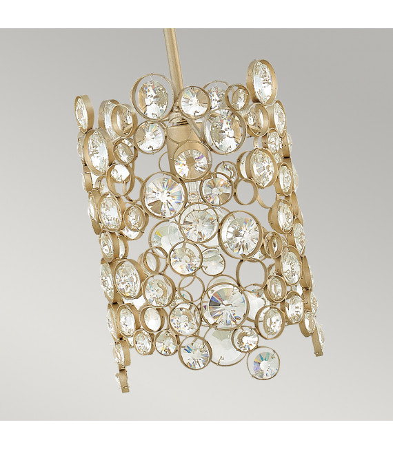 Suspension Anya Feuille d'argent 31,1 Cm