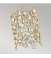 Suspension Anya Feuille d'argent 31,1 Cm