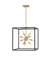 Suspension Aros Laiton noir et chaud
