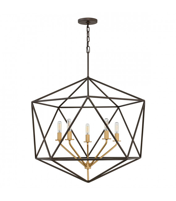 Suspension Astrid Bronze mat métallique 87