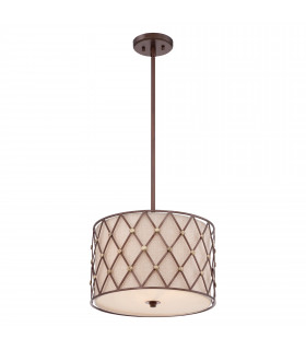 Suspension Brown Lattice cuivre 25