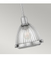 Suspension Elroy Nickel brossé 24,8 Cm