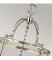Suspension Gentry Nickel poli 49,4 Cm