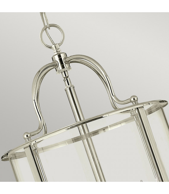 Suspension Gentry Nickel poli 63,7 Cm
