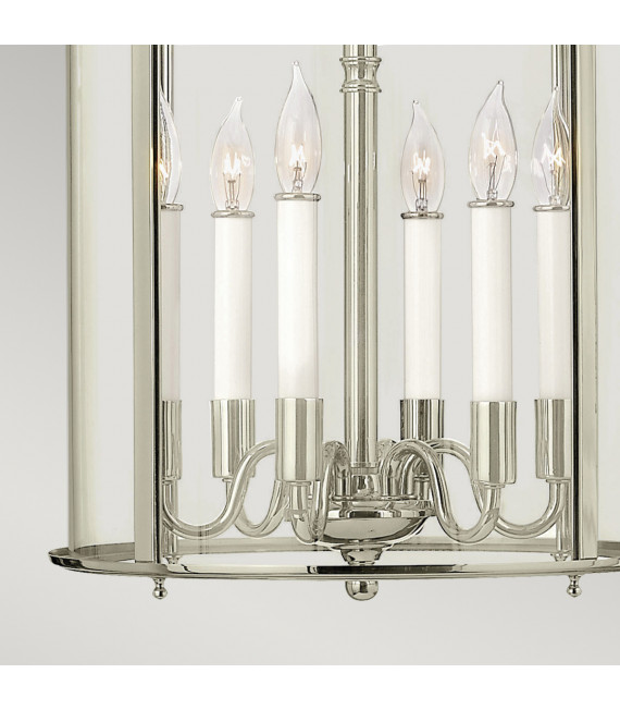 Suspension Gentry Nickel poli 63,7 Cm