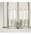 Suspension Gentry Nickel poli 63,7 Cm