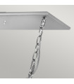 Suspension Ludlow Nickel poli / acrylique clair