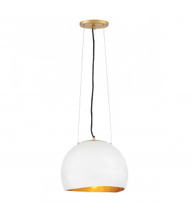 Suspension Nula Coquille blanc / luxe or 35