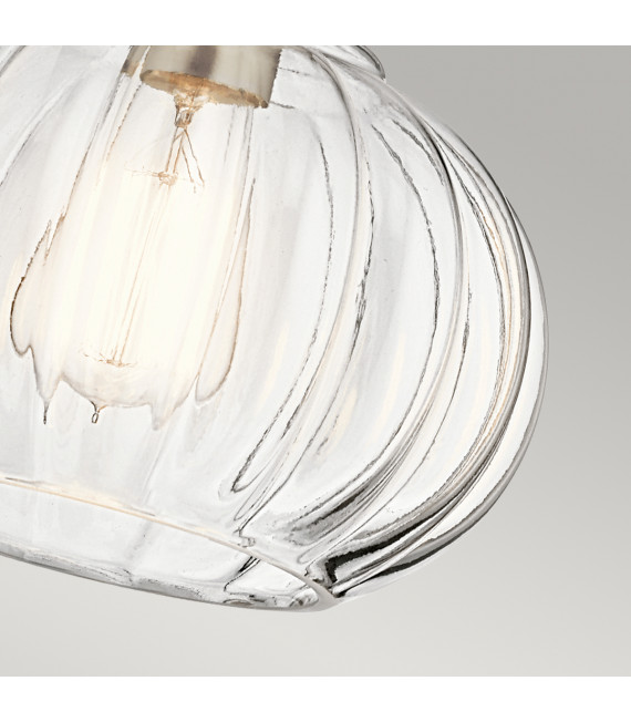 Suspension Riviera Nickel brossé 25,5 Cm