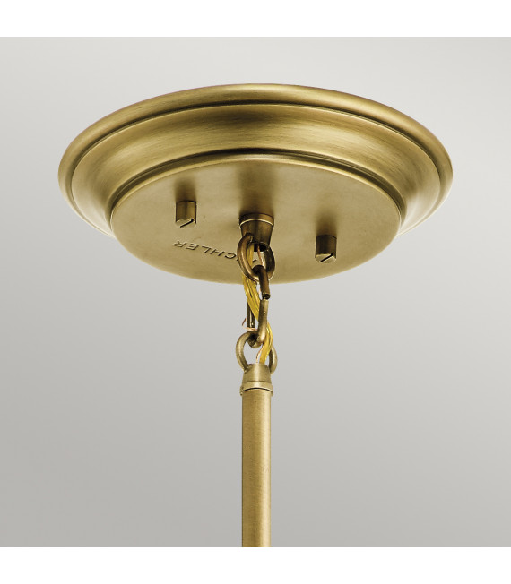 Suspension Waverly Laiton naturel 21,7 Cm