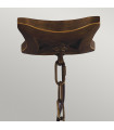 Suspension Yarmouth Laiton d'âge peint 77,2 Cm