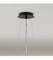 Suspension Zuma Satin noir / or 36 Cm