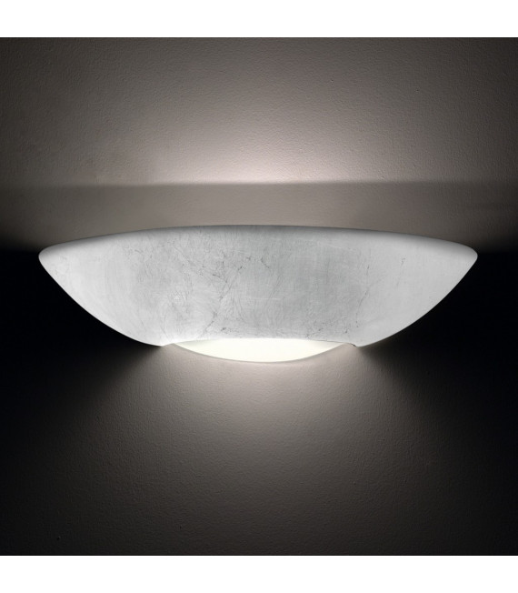 Casablanca Blattsilber Wandleuchte 1 Glühbirne 10cm