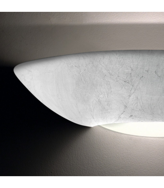 Casablanca Blattsilber Wandleuchte 1 Glühbirne 10cm