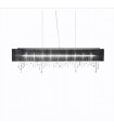 Suspension Paralume Chrome 9 ampoules 50cm