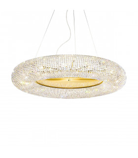 Carla pendant light 24 carats gold 15 bulbs 32cm