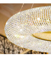 Suspension Carla 24 carats d'or 15 ampoules 32cm