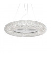Suspension Carla Chrome 15 ampoules 32cm