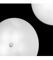 Ceiling light Centro Nickel 1 bulb 8cm