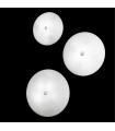 Plafonnier Centro Nickel 1 ampoule 8cm