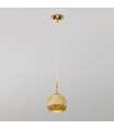 Luna pendant lamp 24 carats gold 1 bulb 200cm