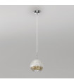 Suspension Luna Chrome 1 ampoule 200cm