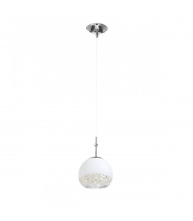 Suspension Luna Chrome 1 ampoule 200cm