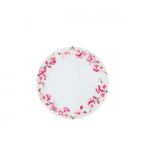 Plafonnier Serena 24 carats d'or 2 ampoules 8cm