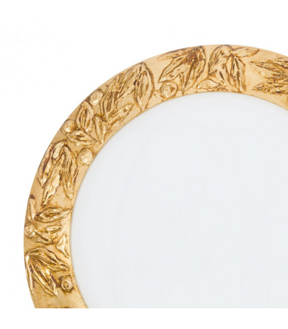 Plafonnier Serena 24 carats d'or 2 ampoules 8cm