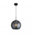 Amsterdam pendant Mild steel Matte black 1 bulb 37cm