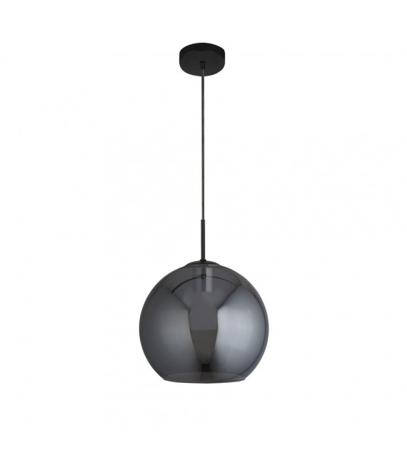 Suspension Amsterdam Acier doux Noir mat 1 ampoule 37cm